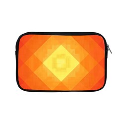 Pattern Retired Background Orange Apple Macbook Pro 13  Zipper Case by Nexatart