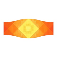 Pattern Retired Background Orange Stretchable Headband by Nexatart