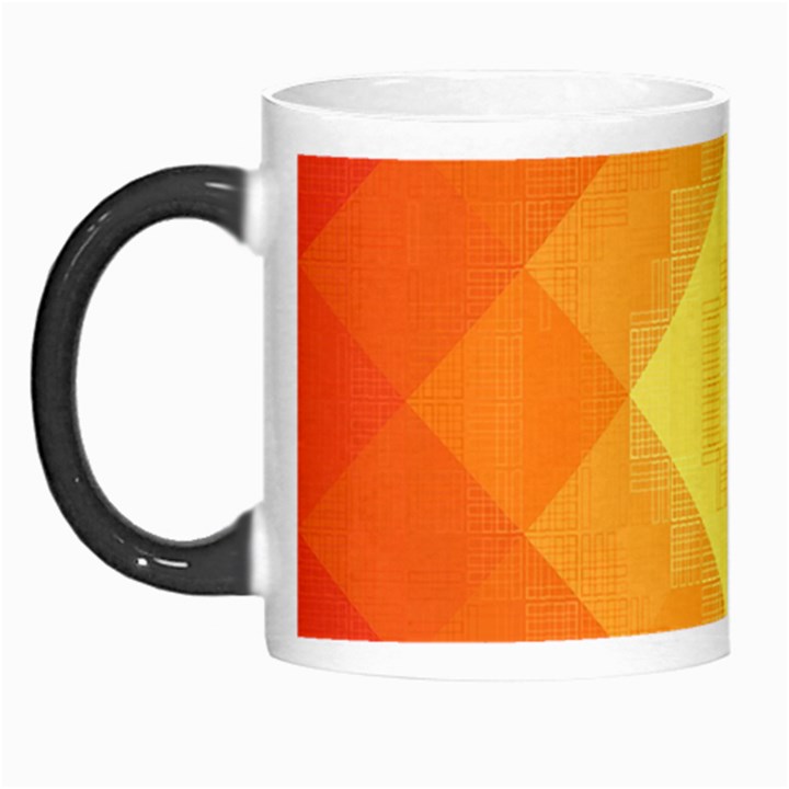 Pattern Retired Background Orange Morph Mugs