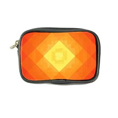 Pattern Retired Background Orange Coin Purse by Nexatart