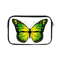 Green Butterfly Apple Macbook Pro 13  Zipper Case by linceazul