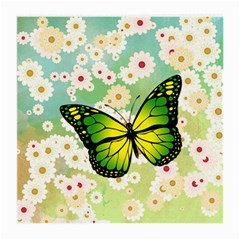 Green Butterfly Medium Glasses Cloth (2-side) by linceazul