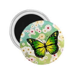 Green Butterfly 2 25  Magnets by linceazul