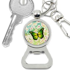 Green Butterfly Bottle Opener Key Chains by linceazul