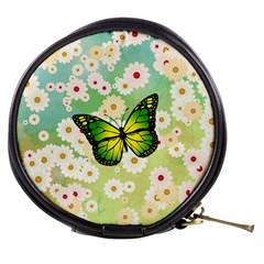 Green Butterfly Mini Makeup Bags by linceazul