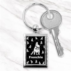 Frenchie Key Chains (rectangle)  by Valentinaart