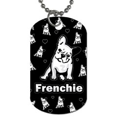 Frenchie Dog Tag (two Sides) by Valentinaart