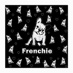 Frenchie Medium Glasses Cloth (2-side) by Valentinaart