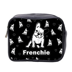 Frenchie Mini Toiletries Bag 2-side by Valentinaart