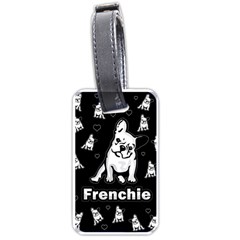 Frenchie Luggage Tags (one Side)  by Valentinaart