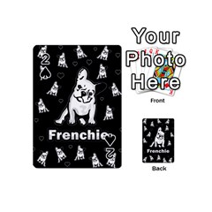 Frenchie Playing Cards 54 (mini)  by Valentinaart