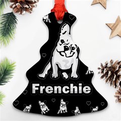 Frenchie Christmas Tree Ornament (two Sides) by Valentinaart