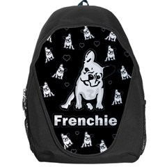 Frenchie Backpack Bag by Valentinaart