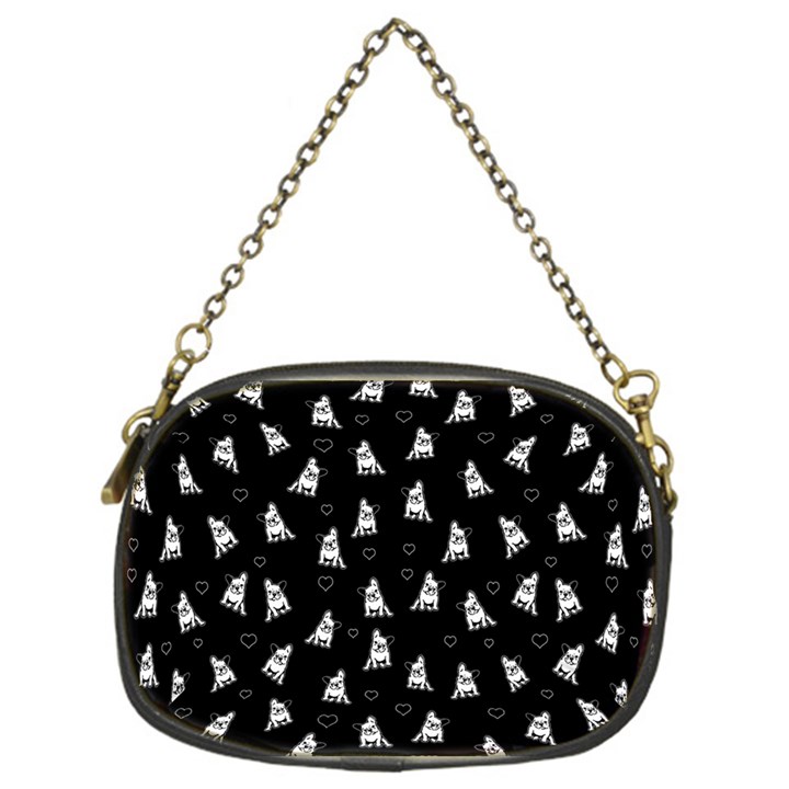 French bulldog Chain Purses (One Side) 