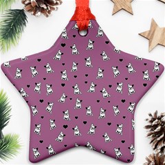 French Bulldog Ornament (star) by Valentinaart