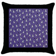 French Bulldog Throw Pillow Case (black) by Valentinaart