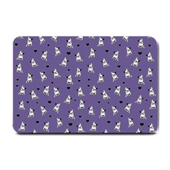 French Bulldog Small Doormat  by Valentinaart