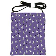 French Bulldog Shoulder Sling Bags by Valentinaart