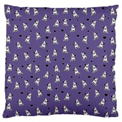 French Bulldog Standard Flano Cushion Case (one Side) by Valentinaart