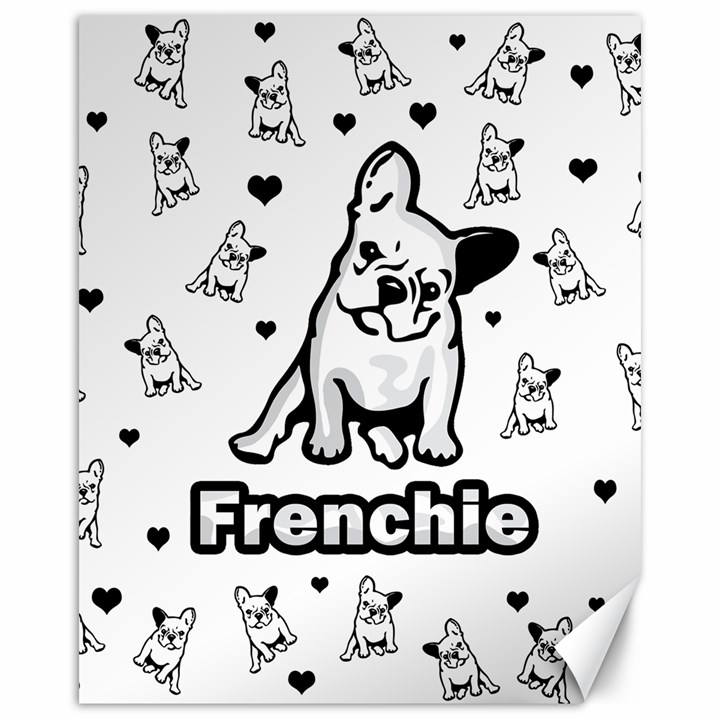 French bulldog Canvas 16  x 20  