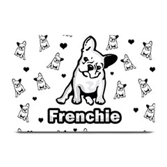 French Bulldog Plate Mats by Valentinaart