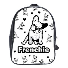 French Bulldog School Bags (xl)  by Valentinaart