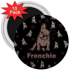 French Bulldog 3  Magnets (10 Pack)  by Valentinaart