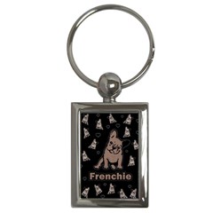 French Bulldog Key Chains (rectangle)  by Valentinaart