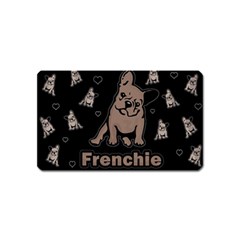 French Bulldog Magnet (name Card) by Valentinaart