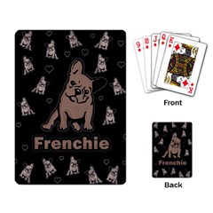 French Bulldog Playing Card by Valentinaart