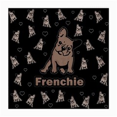 French Bulldog Medium Glasses Cloth by Valentinaart