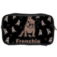 French Bulldog Toiletries Bags 2-side by Valentinaart