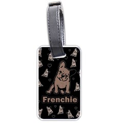 French Bulldog Luggage Tags (one Side)  by Valentinaart