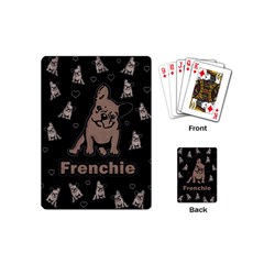 French Bulldog Playing Cards (mini)  by Valentinaart