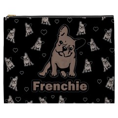 French Bulldog Cosmetic Bag (xxxl)  by Valentinaart