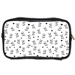 French Bulldog Toiletries Bags 2-side by Valentinaart