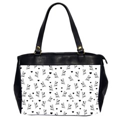 French Bulldog Office Handbags (2 Sides)  by Valentinaart