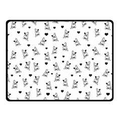 French Bulldog Fleece Blanket (small)