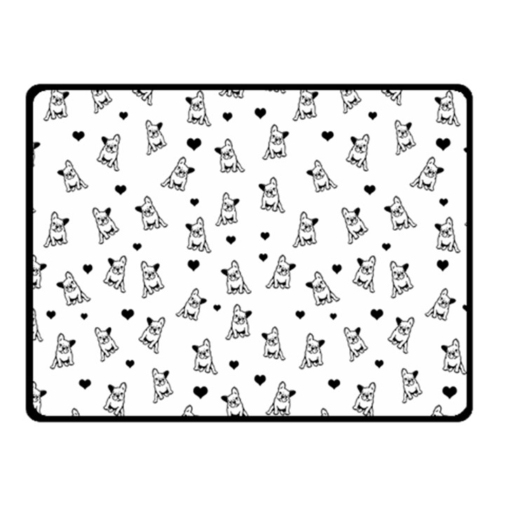 French bulldog Fleece Blanket (Small)