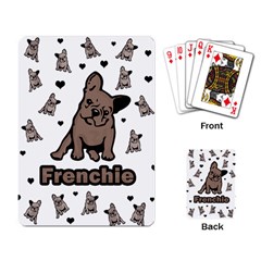 French Bulldog Playing Card by Valentinaart