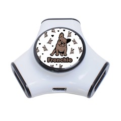 French Bulldog 3-port Usb Hub by Valentinaart