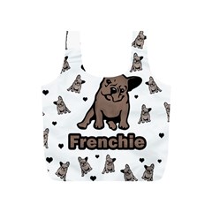 French Bulldog Full Print Recycle Bags (s)  by Valentinaart