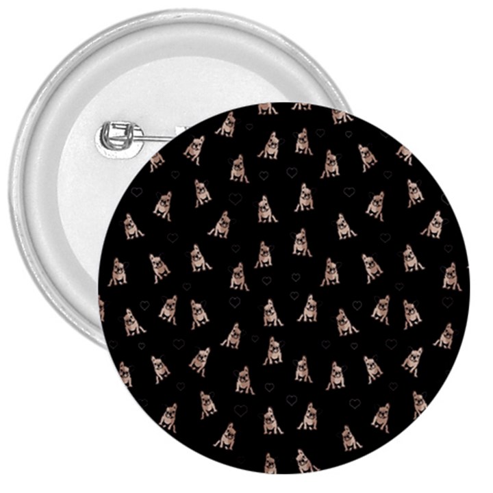 French bulldog 3  Buttons