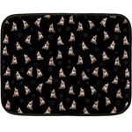 French bulldog Fleece Blanket (Mini) 35 x27  Blanket