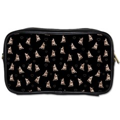 French Bulldog Toiletries Bags by Valentinaart