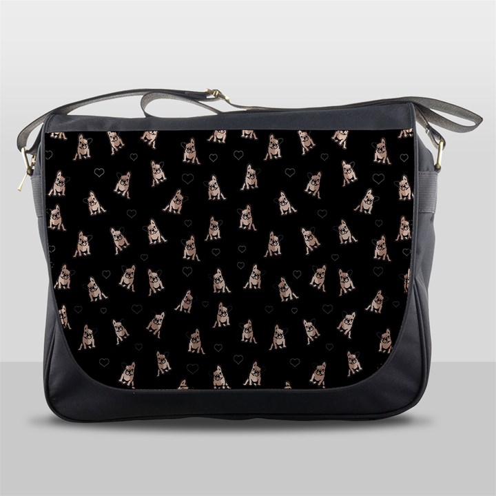 French bulldog Messenger Bags