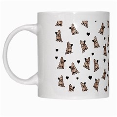 French Bulldog White Mugs by Valentinaart