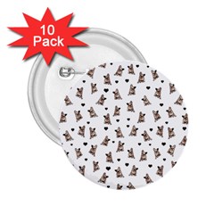 French Bulldog 2 25  Buttons (10 Pack)  by Valentinaart