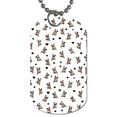 French Bulldog Dog Tag (two Sides) by Valentinaart