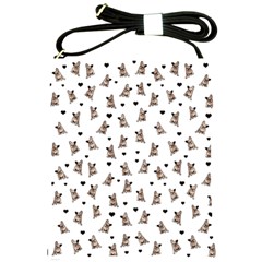 French Bulldog Shoulder Sling Bags by Valentinaart